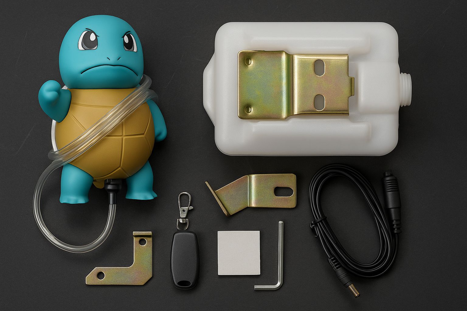 Aqua Turtle Water-Spraying Car Accessory