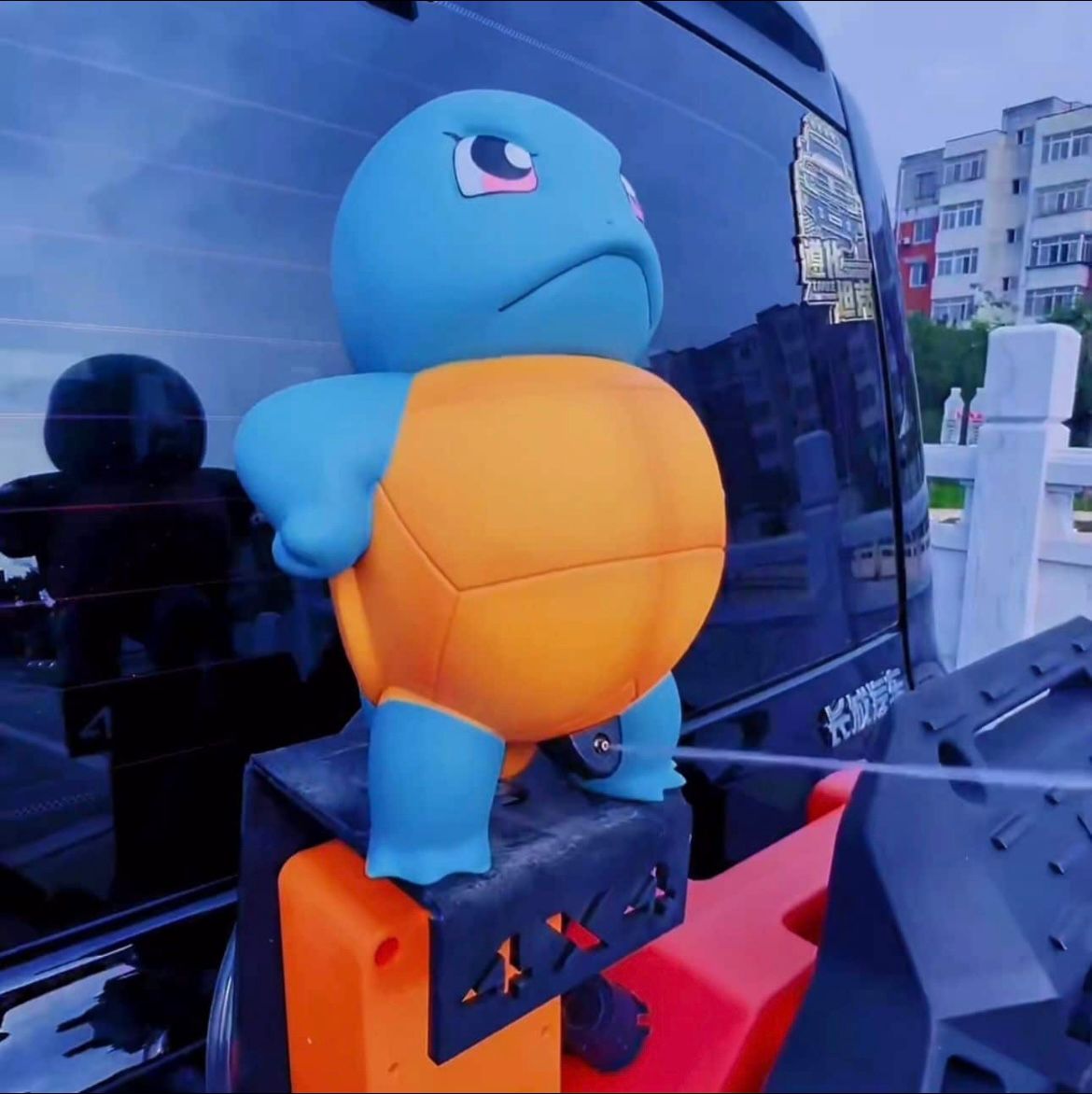 Aqua Turtle Water-Spraying Car Accessory