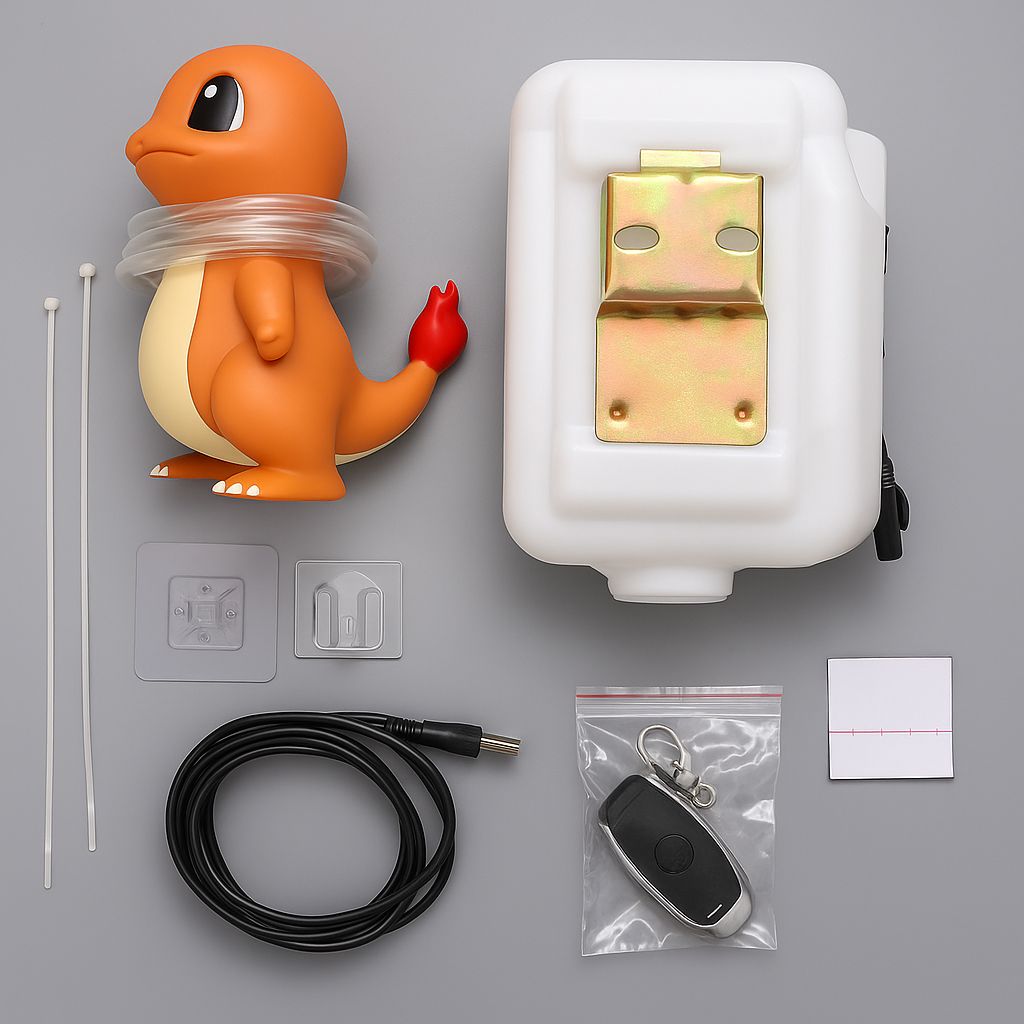 Fire Lizard Water-Spraying Car Accessory